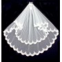 Veil - Lace Trim - Multi layers - 40" - VL-V50181IV